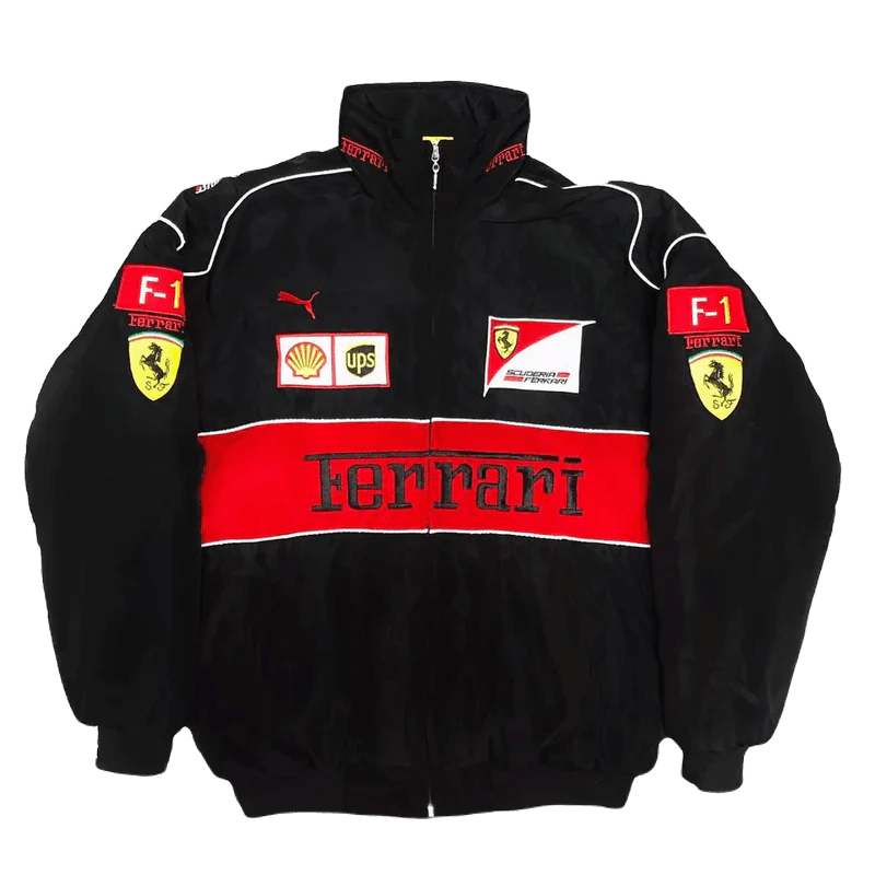 FERRARI F1 BLACK JACKET