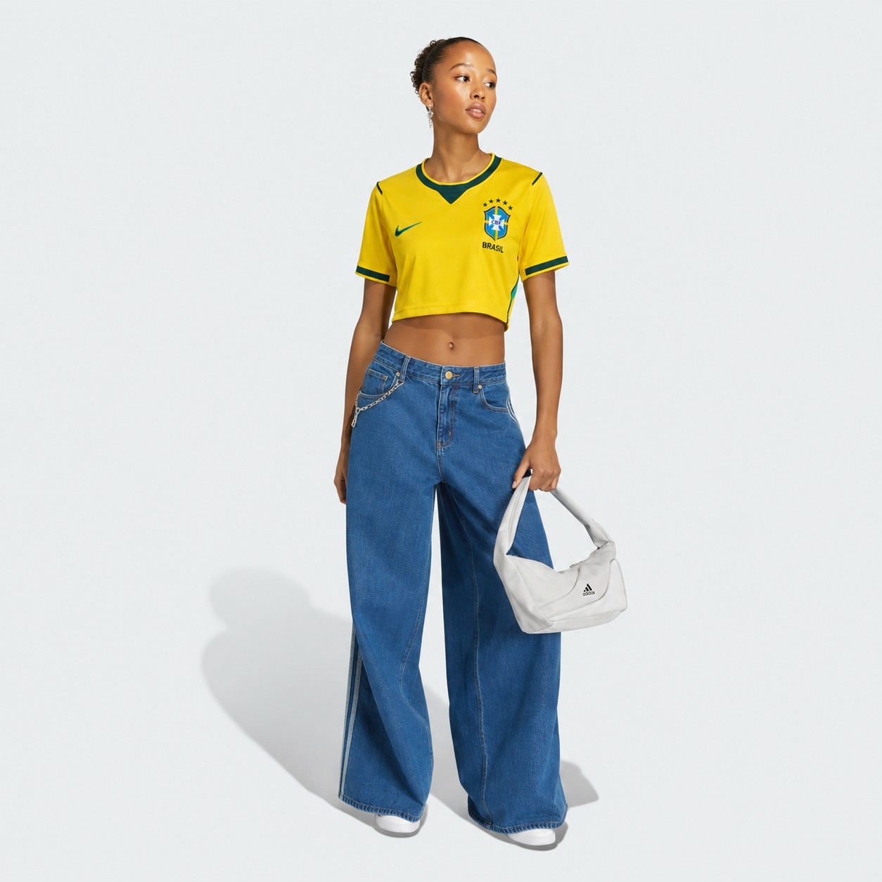 Brazil 2026 Home Cropped Jersey