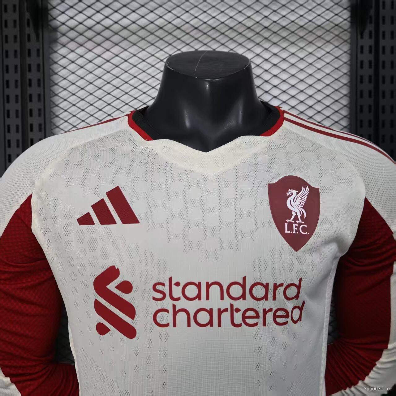 Liverpool Away 25/26 Player Version Full Sleeves